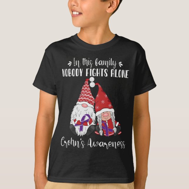 Camiseta Conciencia de los navidades Gnomes Crohn (Anverso)