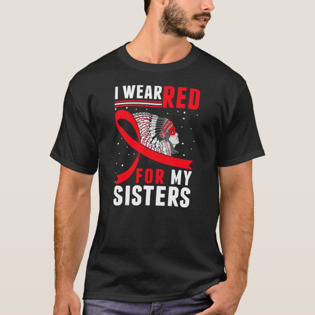 Camiseta Conciencia de MMIW de los nativos estadounidenses  (Anverso)