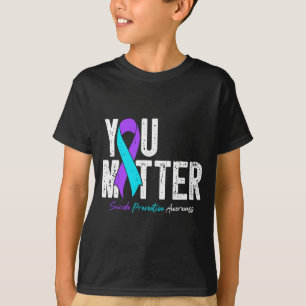 Camiseta Conciencia de Prevención del Suicidio de Salud Men