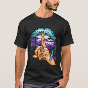Camiseta Conciencia de Prevención del Suicidio Todavía Aquí
