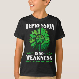 Camiseta Conciencia de prevención hombres salud mental depr
