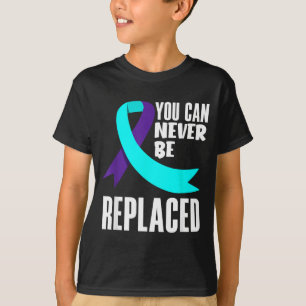 Camiseta Conciencia de Prevención Nunca Puedes Ser Reemplaz
