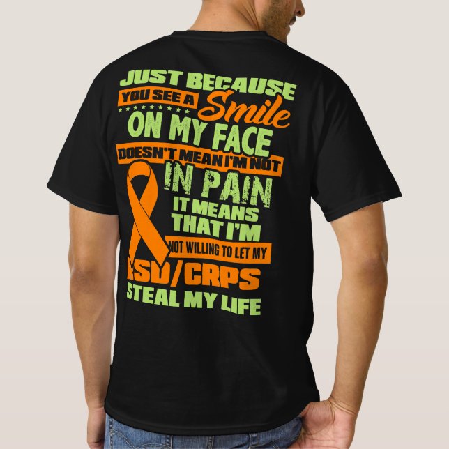 Camiseta Conciencia de RSD CRPS (Reverso)