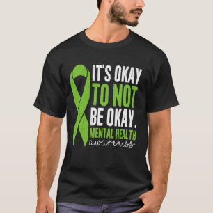 Camiseta Conciencia de Salud Mental Vintage Está Bien No Es