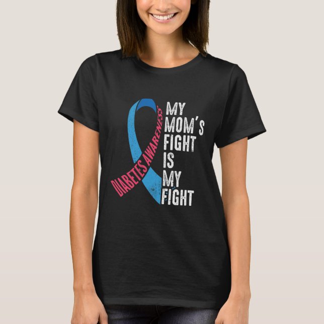 Camiseta Conciencia de T1D Noviembre: La lucha de mi mamá c (Anverso)