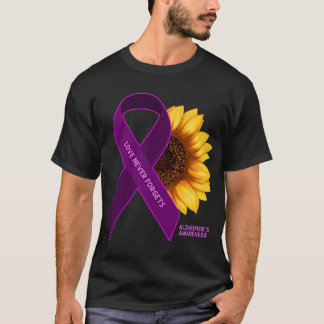 Camiseta Conciencia del alzheimer del girasol
