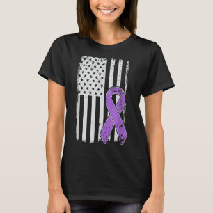 Camiseta Conciencia del Alzheimer USA Bandera Americana Dem