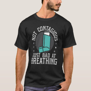 Camiseta Conciencia del Asma Respiración Sibilancias Guerre