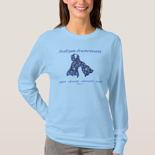 Camiseta Conciencia del autismo (Anverso)