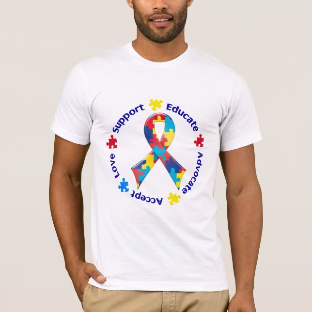 Camiseta Conciencia del autismo (Anverso)