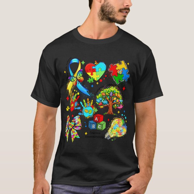 Camiseta conciencia del autismo 11-0 (Anverso)