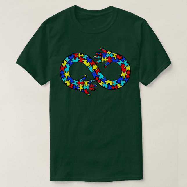 Camiseta conciencia del autismo (7) (Diseño del anverso)