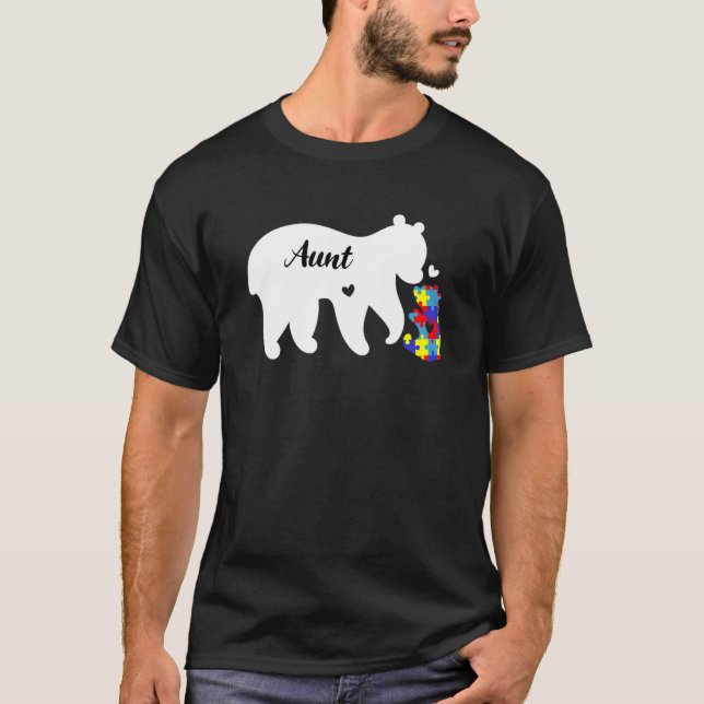 Camiseta Conciencia del autismo Amo A Alguien Con Autismo O (Anverso)