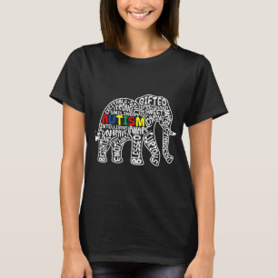 Camiseta Conciencia del autismo Asperger autistas de Word C