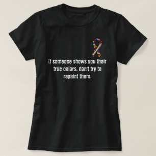 Camiseta Conciencia del autismo - colores verdaderos