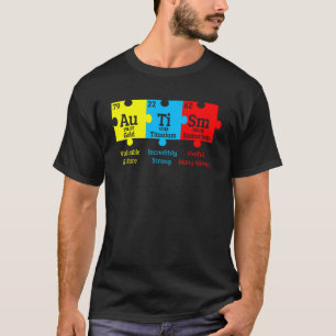 Camiseta Conciencia del Autismo Elemento Valioso del Rompec