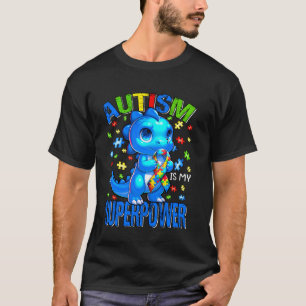 Camiseta Conciencia del Autismo es Mi Superpoder Niños Chic