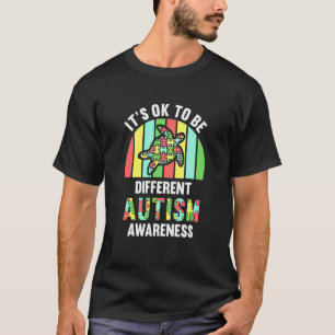Camiseta Conciencia del Autismo Está Bien Ser Diferente Tor