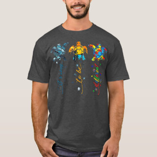 Camiseta Conciencia del autismo Está Bien Ser Tortuga De Ma