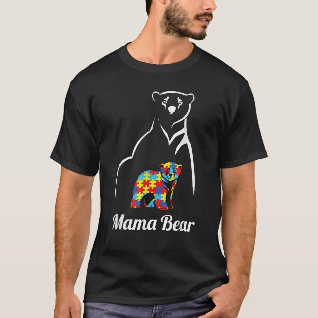 Camiseta Conciencia del autismo: Mamá lleva a mamá regaland (Anverso)