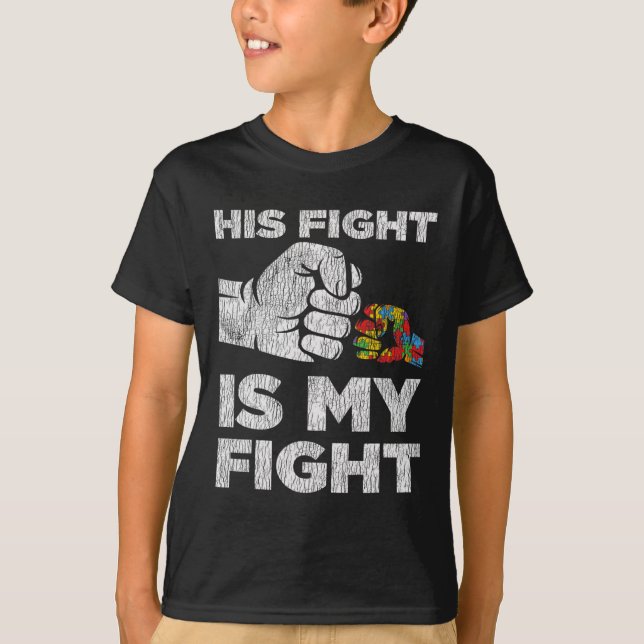 Camiseta Conciencia del autismo Mamá papá padres niños auti (Anverso)