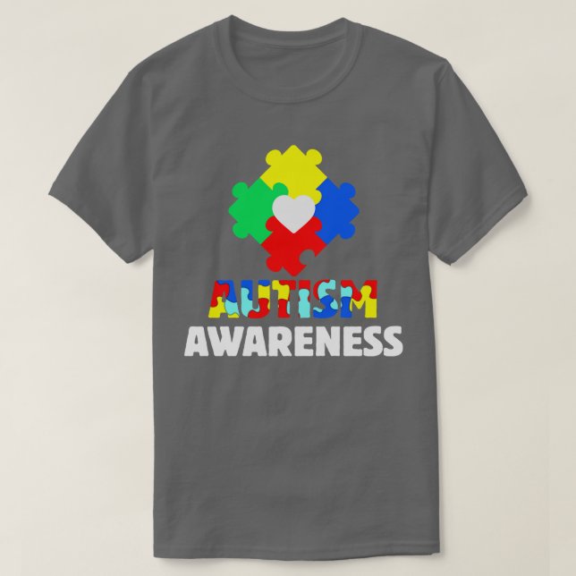 Camiseta Conciencia del autismo mes autismo día autista (Diseño del anverso)