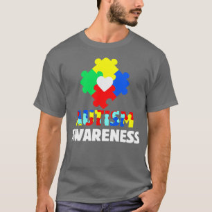 Camiseta Conciencia del autismo mes autismo día autista