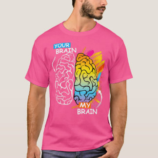 Camiseta Conciencia del autismo neurodiversidad cerebro