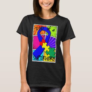 Camiseta Conciencia Del Autismo Papá De Un Superhéroe