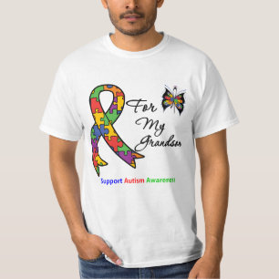 Camiseta Conciencia del autismo para mi nieto