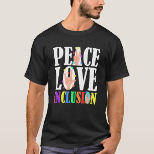 Camiseta Conciencia del Autismo S Hijo Autista Paz Amor Inc