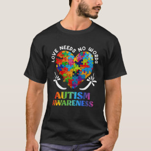 Camiseta Conciencia del autismo Solidaridad y neurodiversid