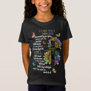 Camiseta Conciencia del autismo Sólo puedo imaginar la fe d