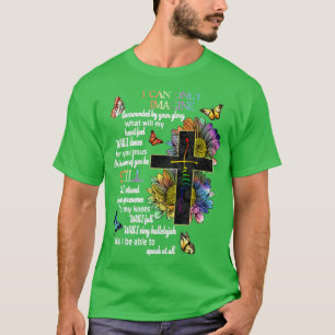 Camiseta Conciencia del autismo Sólo puedo imaginar la fe d