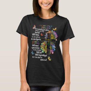 Camiseta Conciencia del autismo Sólo puedo imaginarme a Jes