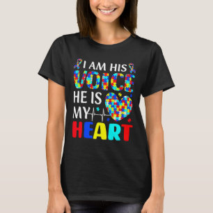 Camiseta Conciencia del autismo Son Niños Soy Su Voz Lo Soy
