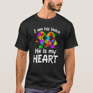 Camiseta Conciencia del autismo Son Niños Soy Su Voz Lo Soy
