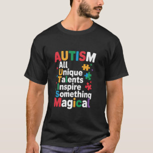 Camiseta Conciencia del Autismo Todos los Talentos Únicos I