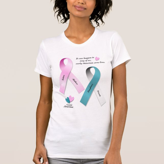 Camiseta Conciencia del cáncer (Anverso)