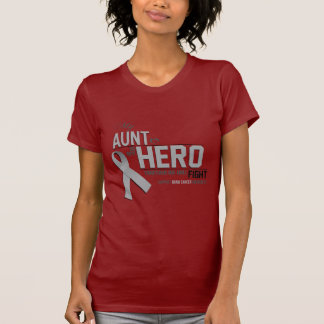 Camiseta Conciencia del cáncer de cerebro: tía