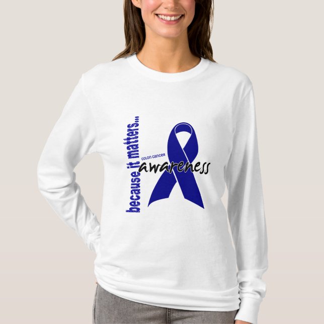 Camiseta Conciencia del cáncer de colon (Anverso)
