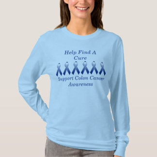 Camiseta Conciencia del cáncer de colon de la ayuda