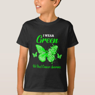 Camiseta Conciencia del Cáncer de Conducto Llevo Mariposa V