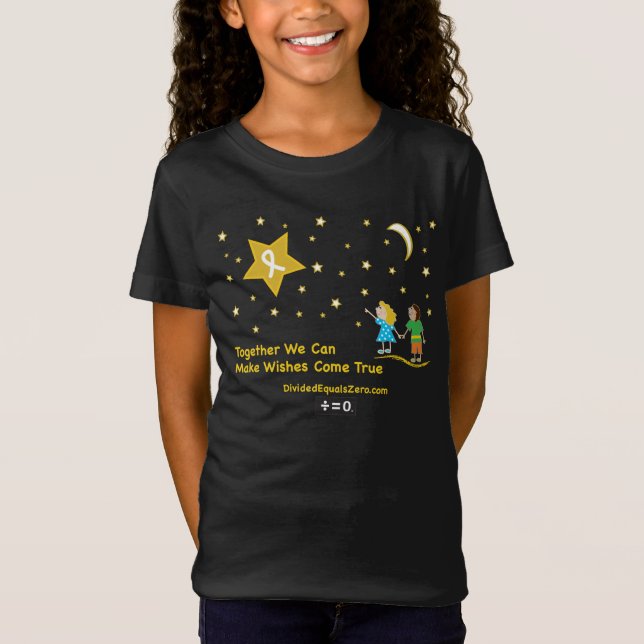 Camiseta Conciencia del cáncer de la Deseo-Niñez (Anverso)