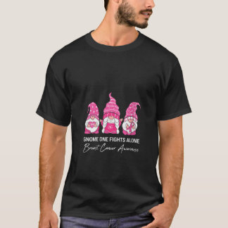 Camiseta Conciencia del cáncer de mama del gnomo de mujeres