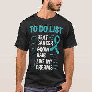 Camiseta Conciencia del Cáncer de Ovario Por Hacer Crecer e