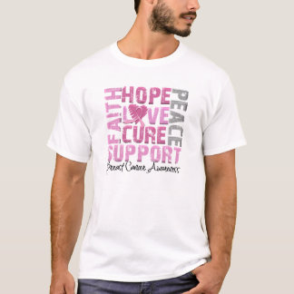 Camiseta Conciencia del cáncer de pecho de la curación del