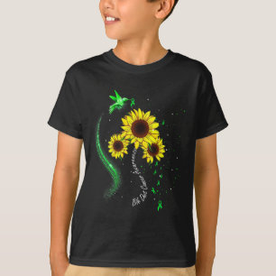 Camiseta Conciencia del cáncer de vías biliares del girasol