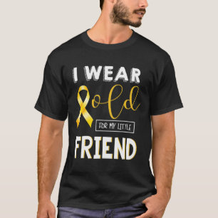 Camiseta Conciencia del Cáncer Infantil Llevo Por Mi Pequeñ