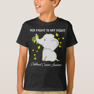 Camiseta Conciencia del cáncer infantil su lucha es mi luch
